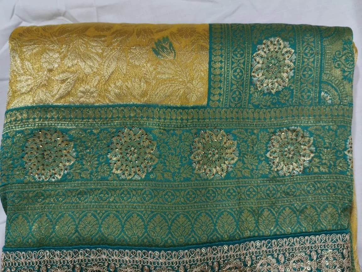 South Indian Kath Padar Saree, Haldi