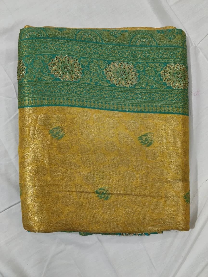 South Indian Kath Padar Saree, Haldi