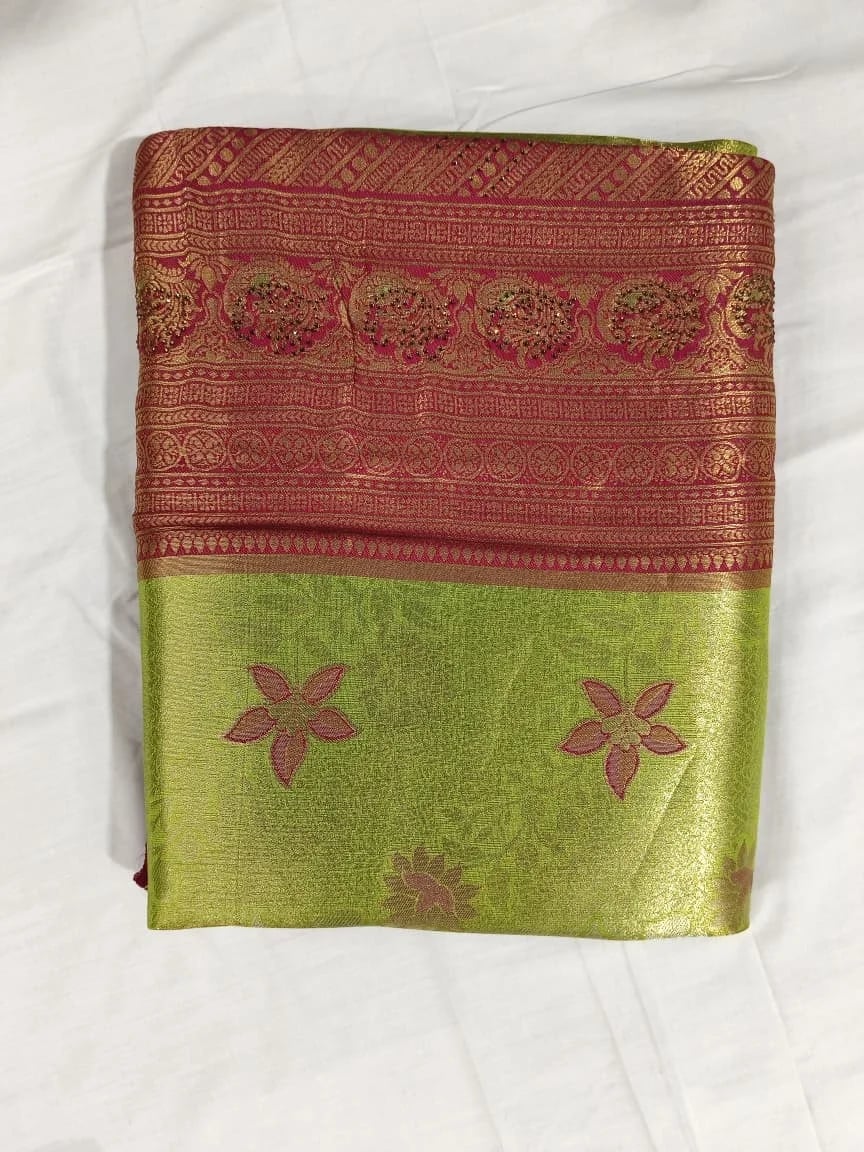 South Indian Kath Padar Saree, Popati