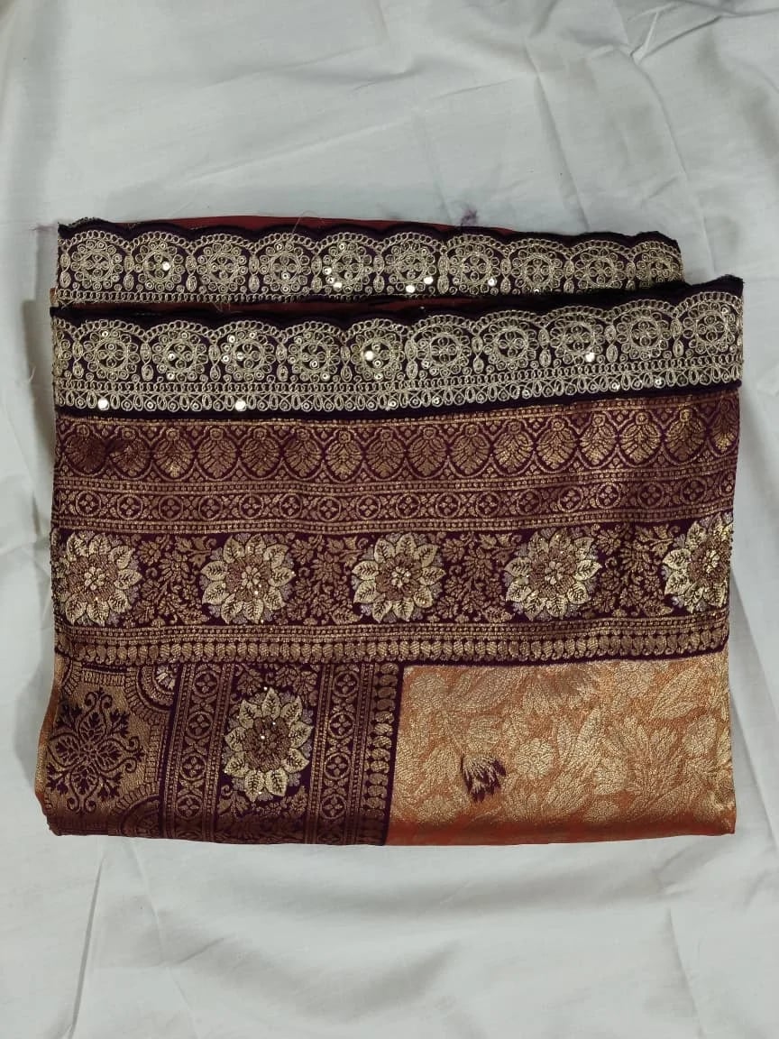 South Indian Kath Padar Saree, Kesari
